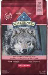 Blue Buffalo Wilderness Adult Grain-Free Natural Salmon Dry Dog Food, 10.8-kg bag