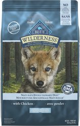 Blue Buffalo Wilderness Puppy Grain-Free High-Protein Natural Chicken Dry Dog Food, 10.8-kg bag