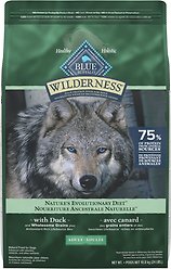 Blue Buffalo Wilderness More Meat & Wholesome Grains Adult Dry Dog Food, 10.8-kg bag