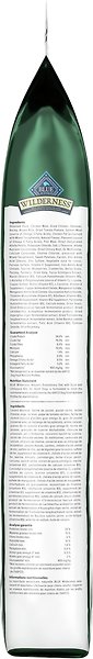 Show full view: Blue Buffalo Wilderness More Meat & Wholesome Grains Adult Dry Dog Food, 10.8-kg bag slide 4 of 10