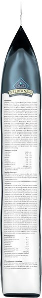 Show full view: Blue Buffalo Wilderness More Meat & Wholesome Grains Adult Chicken Dry Dog Food, 10.8-kg bag slide 4 of 10