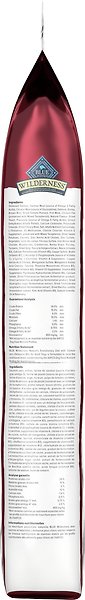 Show full view: Blue Buffalo Wilderness More Meat & Wholesome Grains Adult Salmon Dry Dog Food, 10.8-kg bag slide 4 of 10