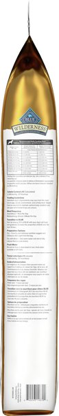 Show full view: Blue Buffalo Wilderness More Meat & Wholesome Grains Healthy Weight Chicken Adult Dry Dog Food, 10.8-kg bag slide 3 of 10