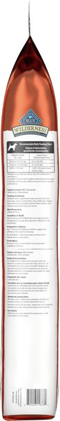 Show full view: Blue Buffalo Wilderness More Meat & Wholesome Grains Large Breed Adult Chicken Dry Dog Food, 10.8-kg bag slide 3 of 10