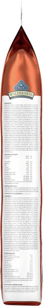 Show full view: Blue Buffalo Wilderness More Meat & Wholesome Grains Large Breed Adult Chicken Dry Dog Food, 10.8-kg bag slide 4 of 10