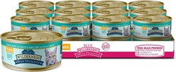 Blue Buffalo Wilderness Wild Delights Natural Chicken & Trout Flaked Adult Wet Cat Food, 5.5-oz can, case of 24