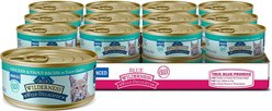 Blue Buffalo Wilderness Wild Delights Natural Chicken & Trout Minced Adult Wet Cat Food, 5.5-oz can, case of 24