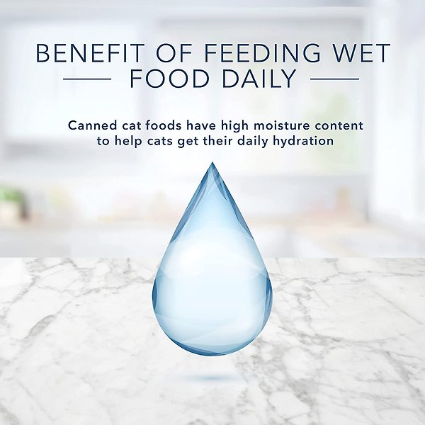 Show full view: Blue Buffalo Tastefuls Natural Chicken Entree in Gravy Morsels Adult Wet Cat Food, 155-g can, case of 24 slide 5 of 8