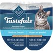 Show in main carousel: Blue Buffalo Tastefuls Spoonless Singles Natural Chicken Entree Pate Adult Wet Cat Food, 2.6-oz can, case of 10 slide 1 of 7