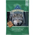 Blue Buffalo Wilderness Trail Natural Biscuit Duck Dog Treats, 10-oz bag