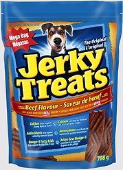 Jerky Treats Beef Flavour with Real Chicken Jerky Dog Treats, 708-g bag