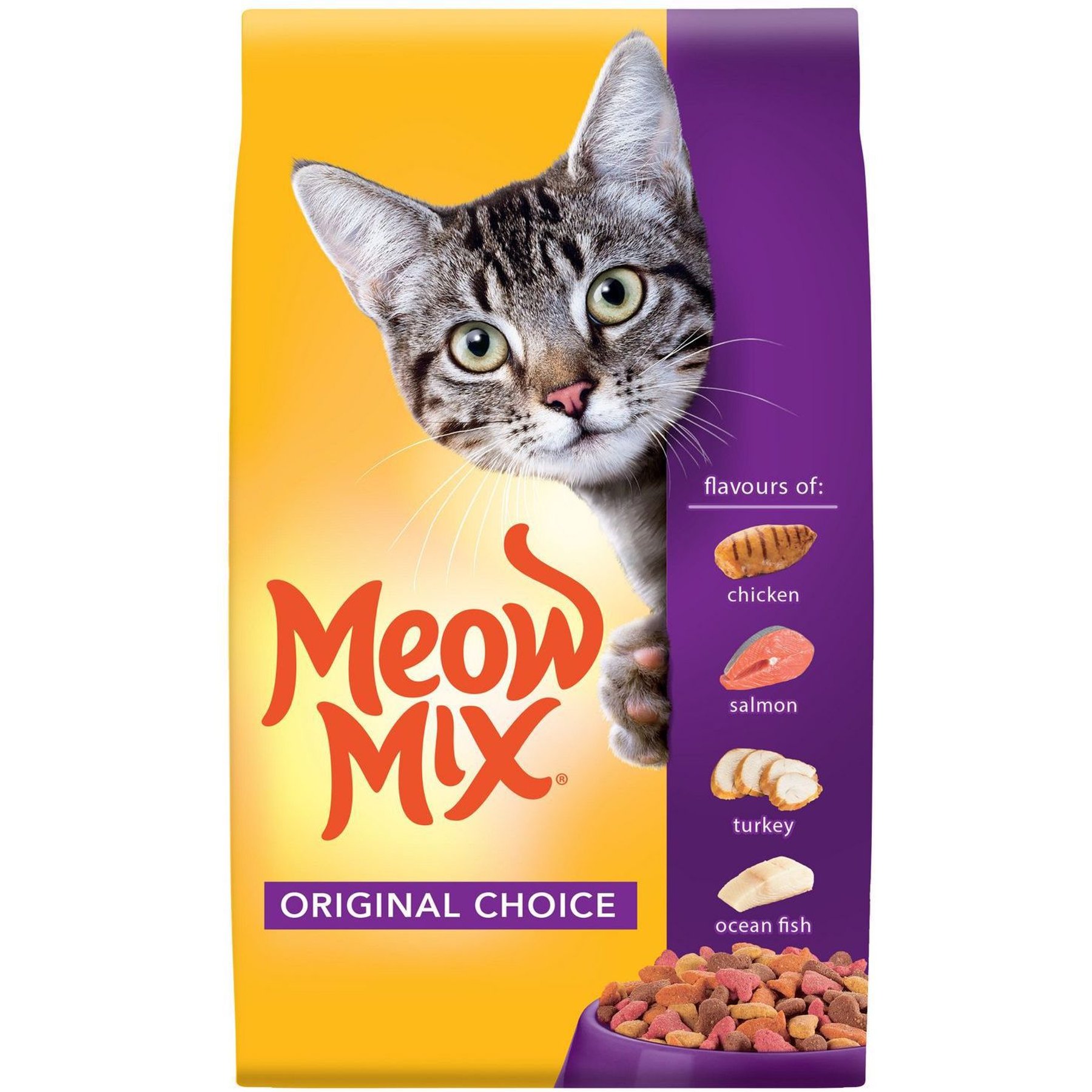 MEOW MIX Original Choice Dry Cat Food, bag