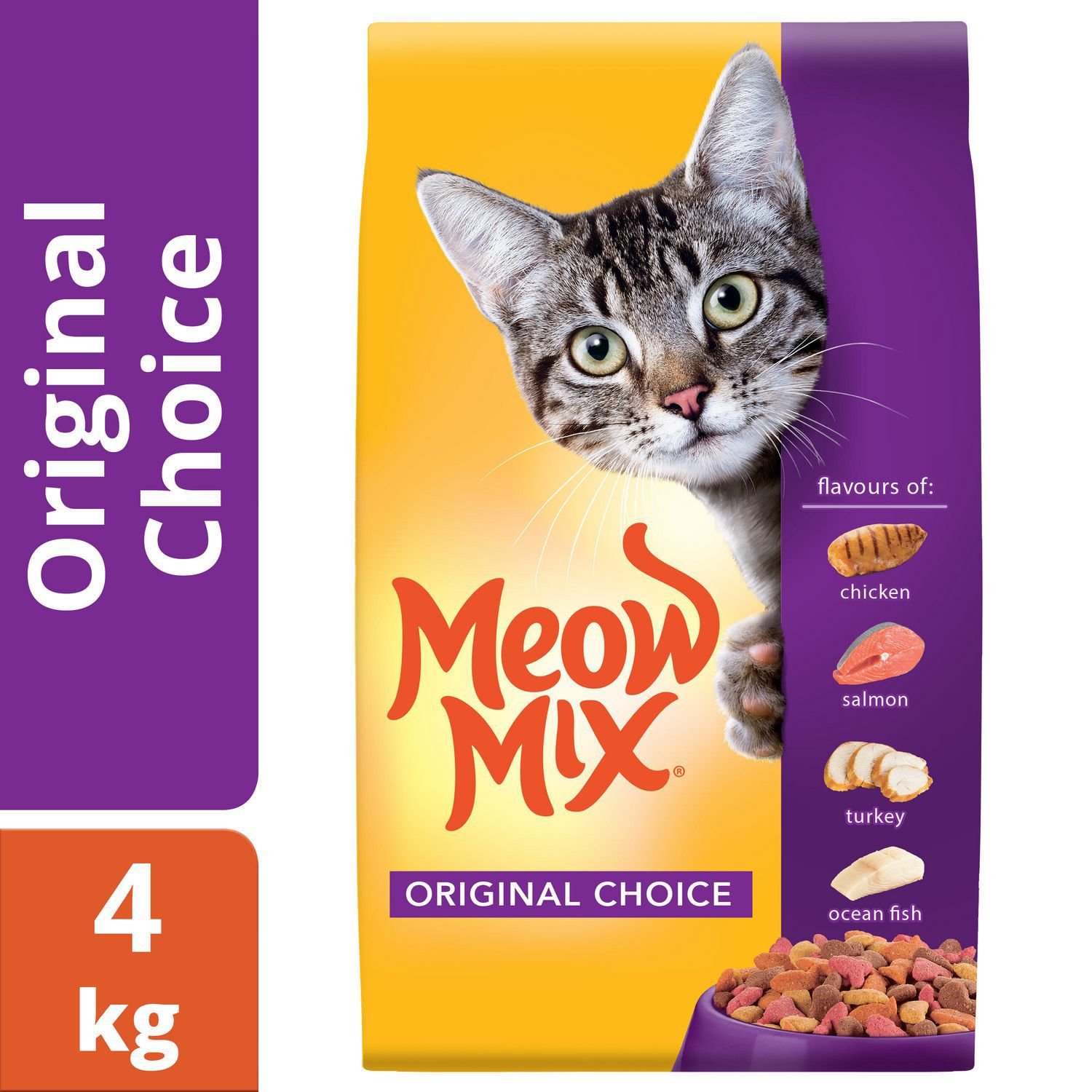 Meow mix dry cat hotsell food original