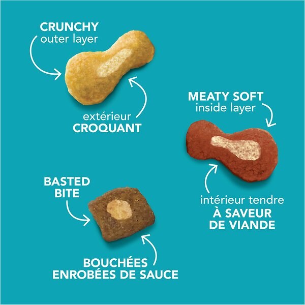 Show full view: Meow Mix Tasty Layers Chicken & Tuna Flavour Dry Cat Food, 1.36-kg bag slide 3 of 9