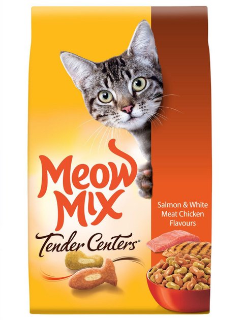 MEOW MIX Tender Centers Salmon Chicken Flavours Dry Cat Food