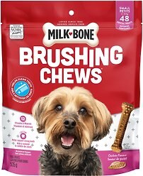 Milk-Bone Brushing Chews Daily Small Dental Dog Treats, 48 count