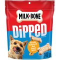 Milk-Bone Dipped Biscuits Real Peanut Butter Crunchy Dog Treats, 340-g bag
