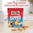 Show in main carousel: Milk-Bone Dipped Biscuits Real Peanut Butter Crunchy Dog Treats, 340-g bag slide 4 of 9