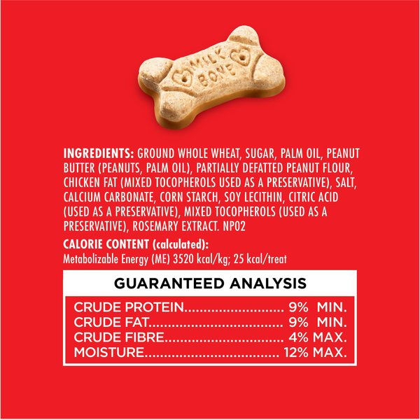 Show full view: Milk-Bone Dipped Biscuits Real Peanut Butter Crunchy Dog Treats, 340-g bag slide 7 of 9