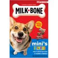 Milk-Bone Flavour Snacks Assorted Meat Flavours Mini's Crunchy Biscuit Dog Treats, 475-g box