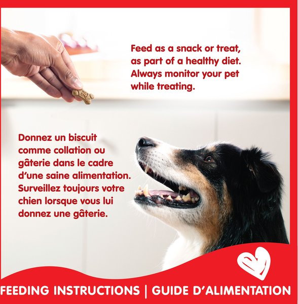 Show full view: Milk-Bone Flavour Snacks Assorted Meat Flavours Mini's Crunchy Biscuit Dog Treats, 475-g box slide 6 of 9