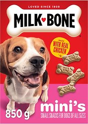Milk-Bone Original Crunchy Biscuit Mini's Dog Treats, 850-g box