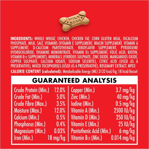 Show full view: Milk-Bone Original Crunchy Biscuit Small Dog Treats, 800-g box slide 6 of 8
