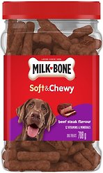 Milk-Bone Beef Steak Flavour Soft & Chewy Dog Treats, 708-g tub