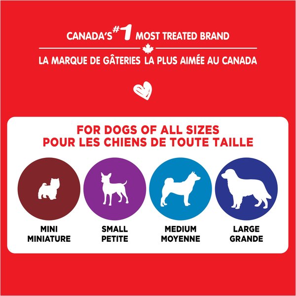 Show full view: Milk-Bone Beef Steak Flavour Soft & Chewy Dog Treats, 708-g tub slide 5 of 9