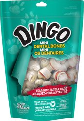 Dingo Dental Mini Dog Treats, 14 count