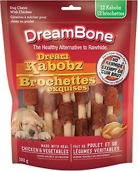 DreamBone Kabobz Dog Treats, 12 count