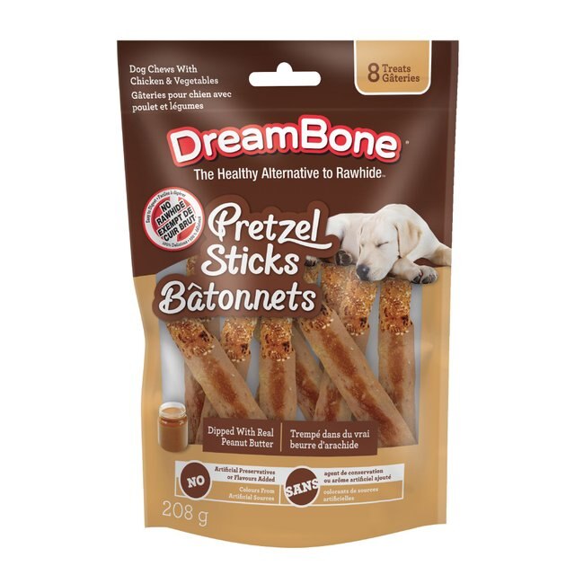 Dreambone twist sticks peanut hot sale butter