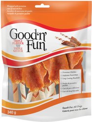 Good 'n' Fun Triple Flavor Wings Dog Treats, 340-g bag