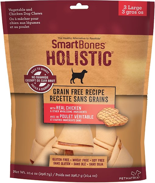 SMARTBONES Holistic Large Bones Dog Treats, 3 count | Chewy Canada