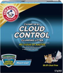 Arm & Hammer Litter Clump & Seal Cloud Control Clumping Clay Cat Litter, 12.7-kg box