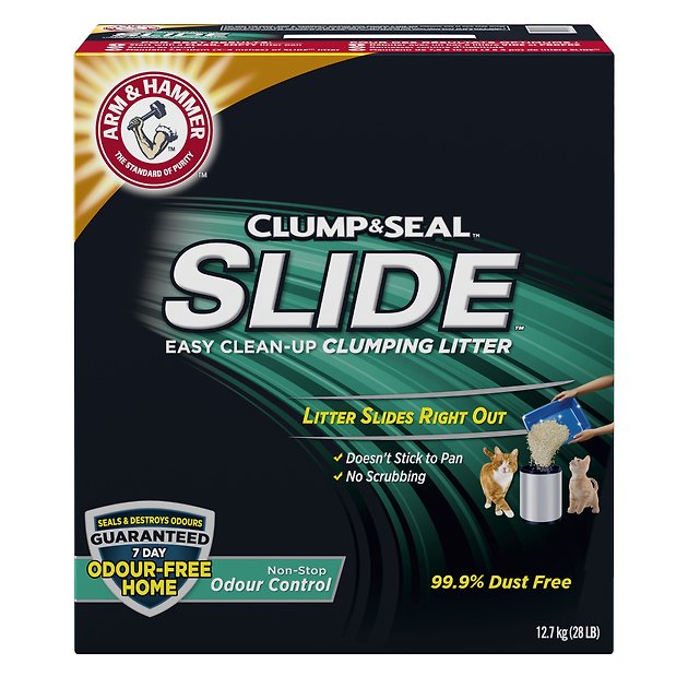 Seal Slide Slide Clumping Litter ARM HAMMER SLIDE 7-Day Odor-Free
