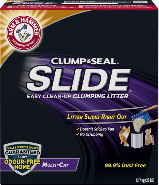 Arm & Hammer Litter Clump & Seal Slide Clumping Clay Cat Litter, 12.7-kg box slide 1 of 9
