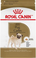 Royal Canin Breed Health Nutrition Pug Adult Dry Dog Food, 4.54-kg bag