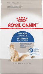 Royal Canin Feline Health Nutrition Indoor Long Hair Adult Dry Cat Food, 2.724-kg bag