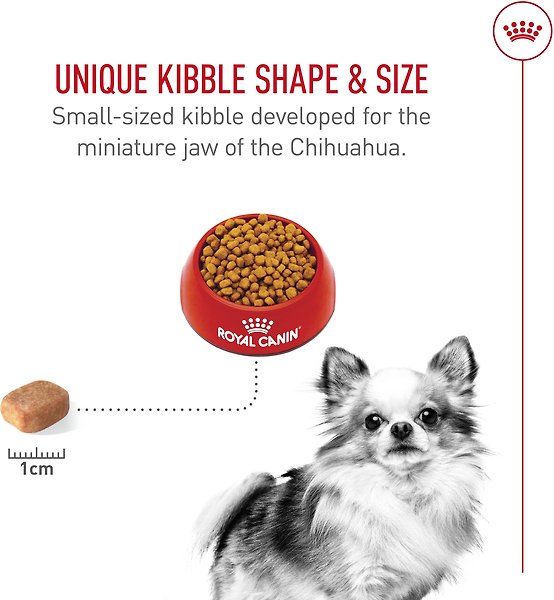 Show full view: Royal Canin Breed Health Nutrition Chihuahua Adult Dry Dog Food, 1.135-kg bag slide 4 of 9