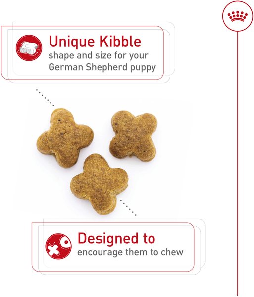 Show full view: Royal Canin Breed Health Nutrition German Shepherd Puppy Dry Dog Food, 13.62-kg bag slide 3 of 9