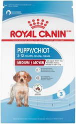 Royal Canin Size Health Nutrition Medium Puppy Dry Dog Food, 13.62-kg bag