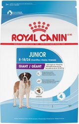 Royal Canin Size Health Nutrition Giant Junior Dry Dog Food, 13.62-kg bag