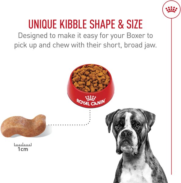 Show full view: Royal Canin Breed Health Nutrition Boxer Adult Dry Dog Food, 13.62-kg bag slide 4 of 9