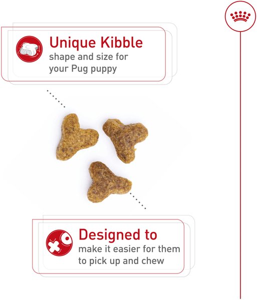Show full view: Royal Canin Breed Health Nutrition Pug Puppy Dry Dog Food, 1.135-kg bag slide 3 of 9