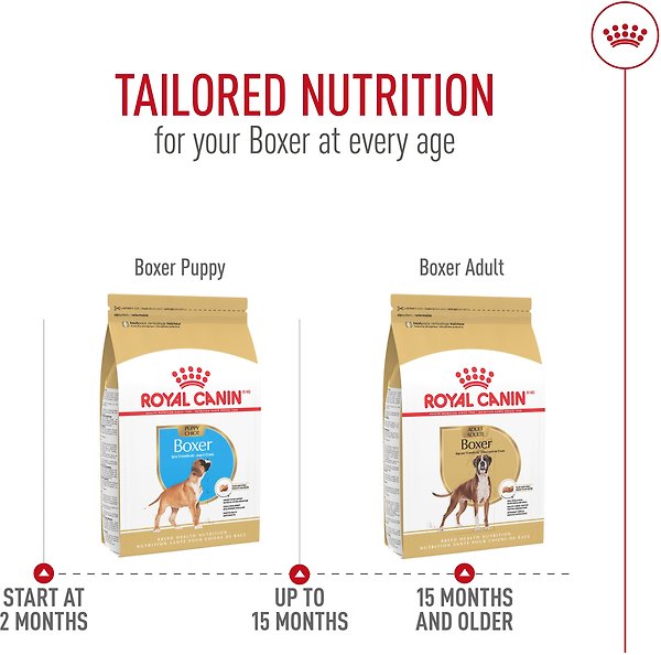Show full view: Royal Canin Breed Health Nutrition Boxer Puppy Dry Dog Food, 13.62-kg bag slide 7 of 9