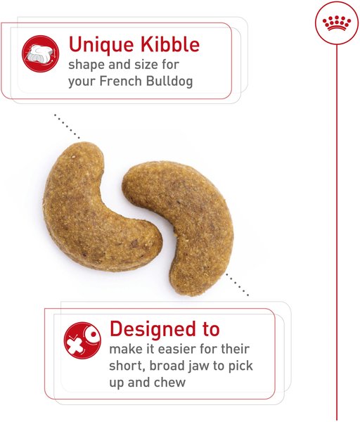 Show full view: Royal Canin Breed Health Nutrition French Bulldog Adult Dry Dog Food, 2.724-kg bag slide 3 of 10