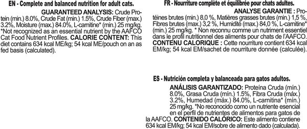 Show full view: Royal Canin Feline Care Nutrition Weight Care Adult Chunks in Gravy Wet Cat Food, 85-g pouch, case of 12 slide 9 of 10