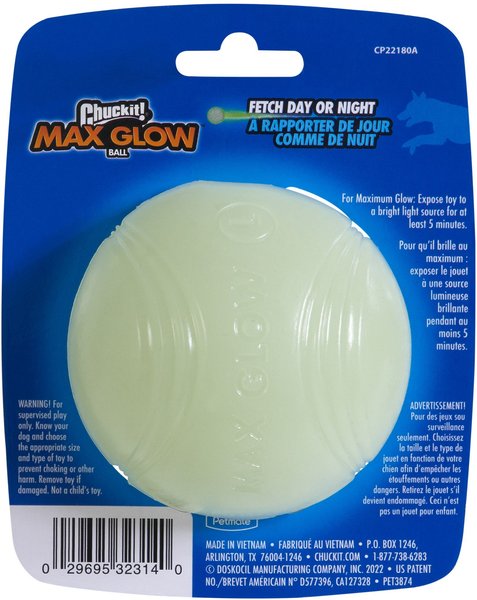 Show full view: Chuckit! Max Glow Ball Dog Toy, Large slide 4 of 6