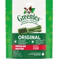 Greenies Original Regular Adult Dental Dog Treats, 6 count